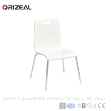 chaise en bois courbé avec pied en métal OZ-1079